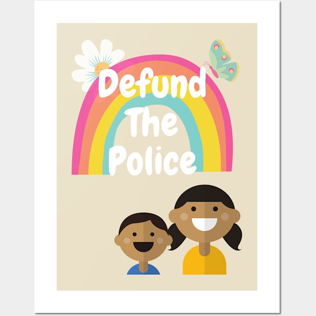 Defund The Police - Cute Kids Wall Art by DennisMcCarson